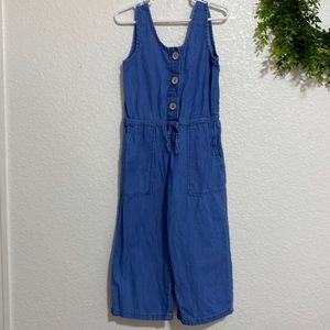 Zara Denim One Piece Jumpsuit Size 5